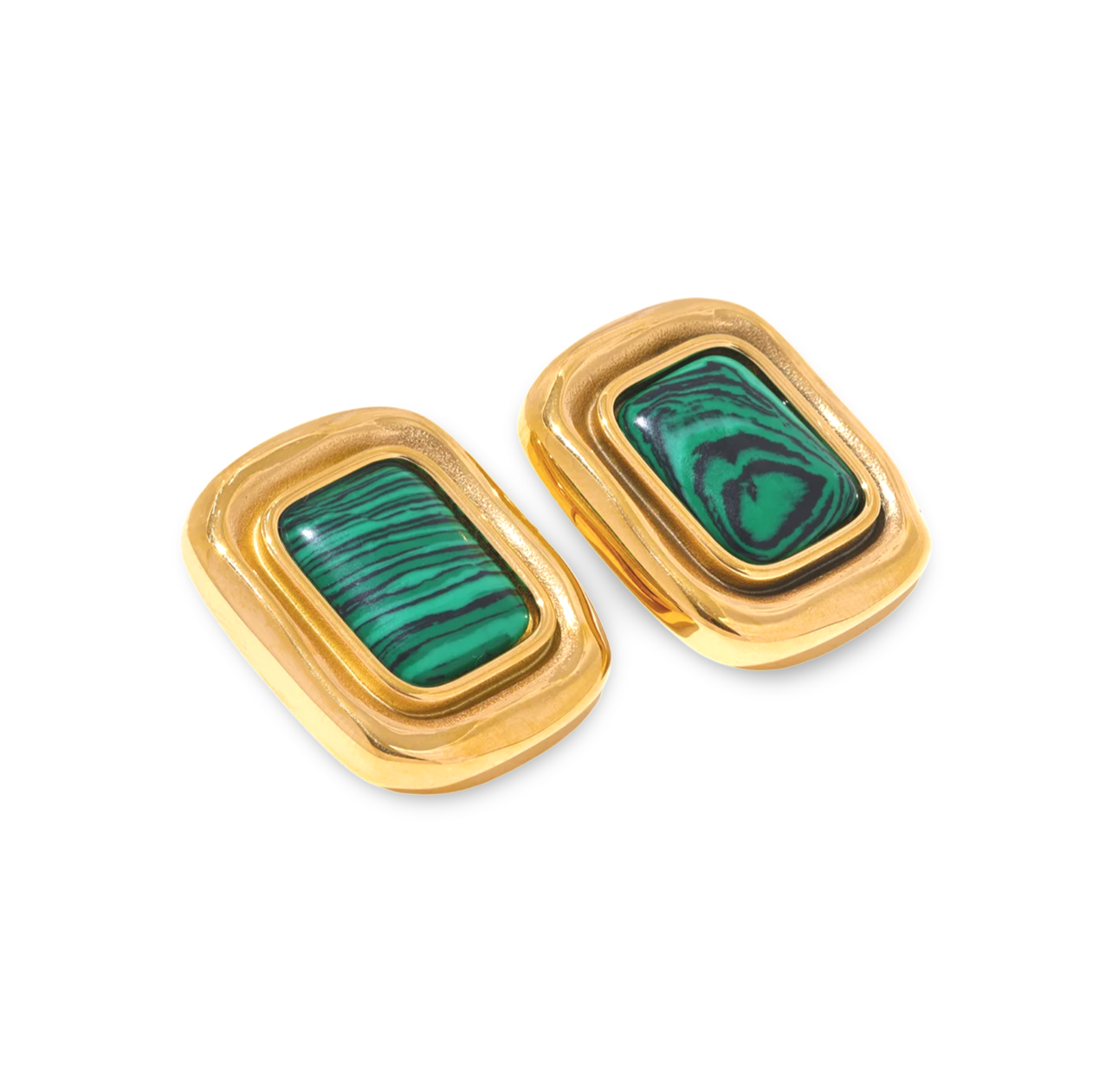 Malachite Earrings