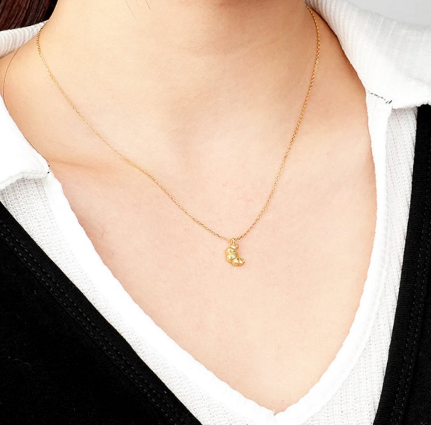 Croissant Necklace